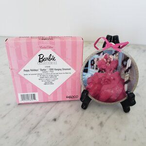 1997 Enesco Limited Edition Happy Holidays Barbie 1990 Hanging Ornament